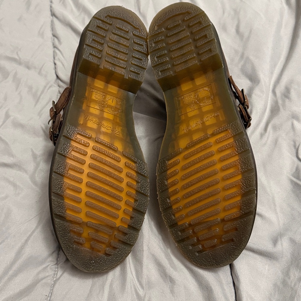 Dr. Martens 8065 Crazy Horse Leather Mary Jane Shoes - Picture 6 of 11